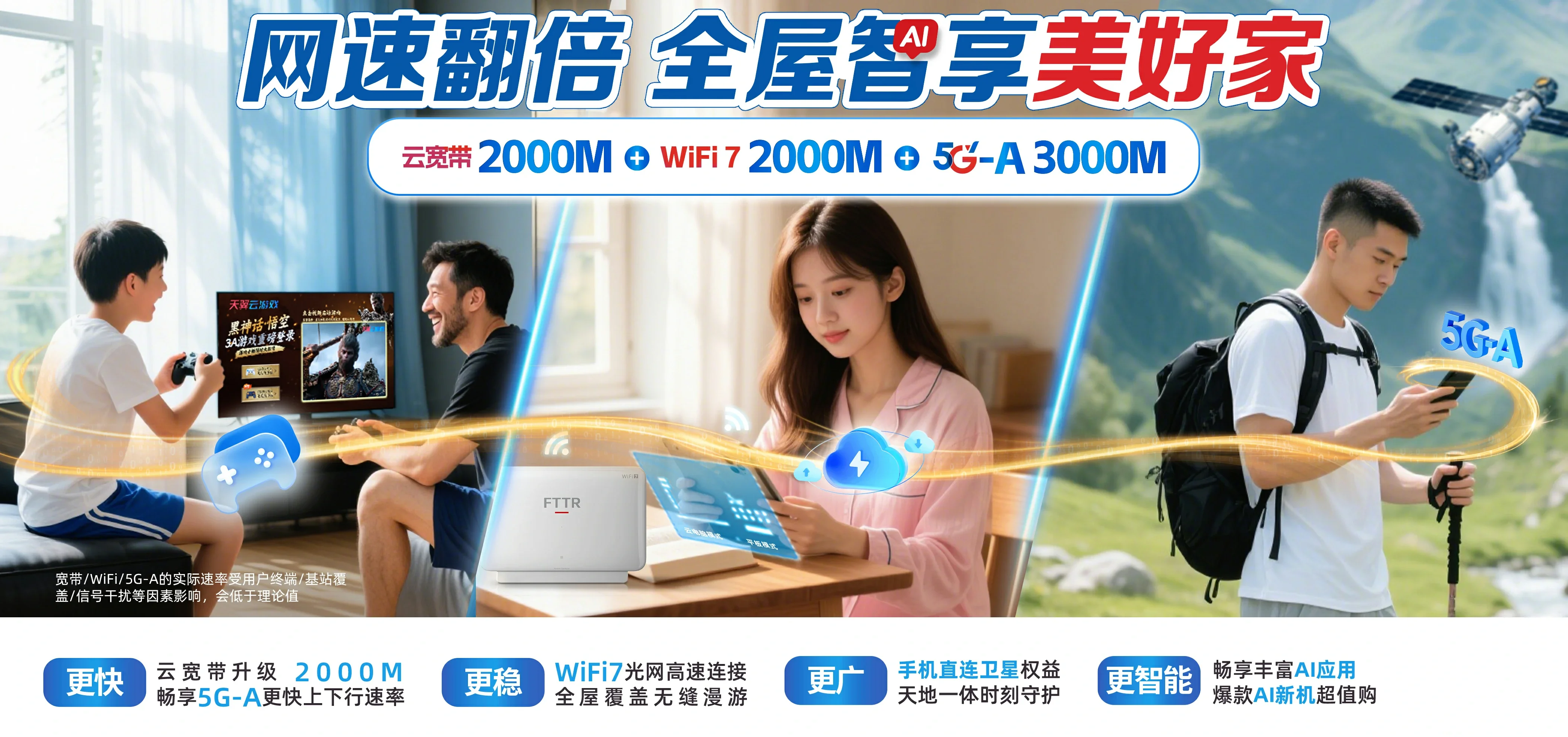 中国电信 景县电信宽带 宽带套餐